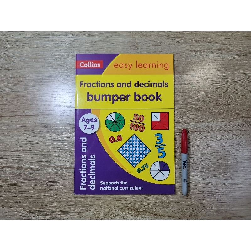 Collins: Fractions and Decimals Bumper Book (Ages 7-9) | Shopee Philippines