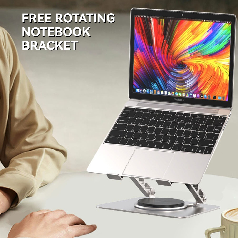360° Rotation Laptop Stand Tablet Stand Foldable Desk Laptop Stand ...