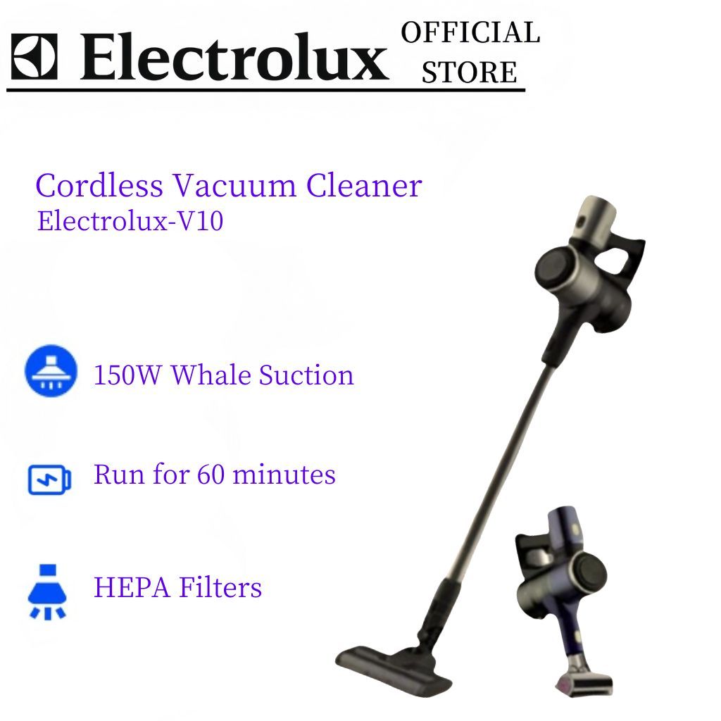 Electrolux Cordless Vacuum V10\V20\V50 Pro Lightweight Portable