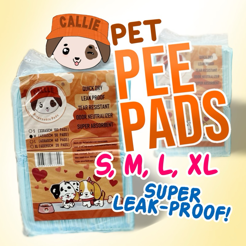 Pet Pee Pad Dog Pet Training Pee Pads Per Pack Small, Medium