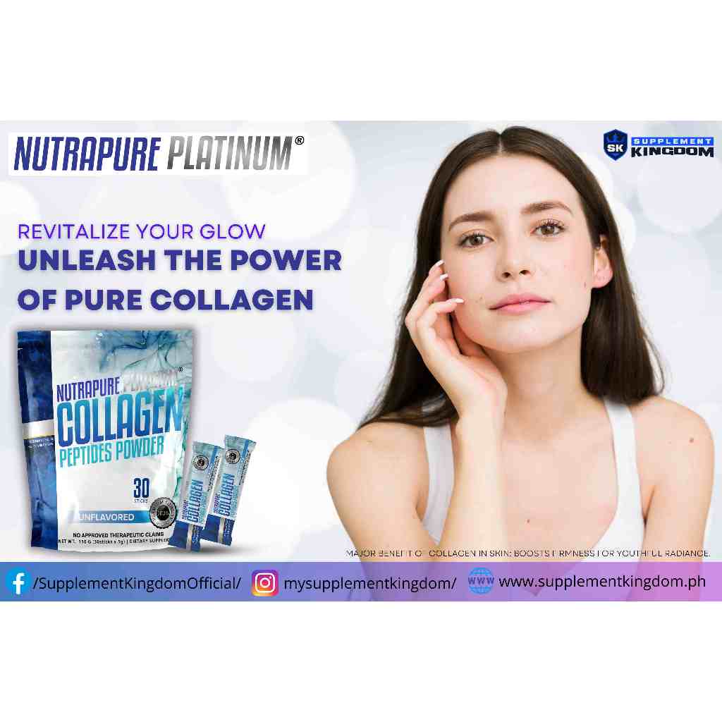 NUTRAPURE PLATINUM - Collagen Powder - Bovine, Unflavored - Keto / Low ...