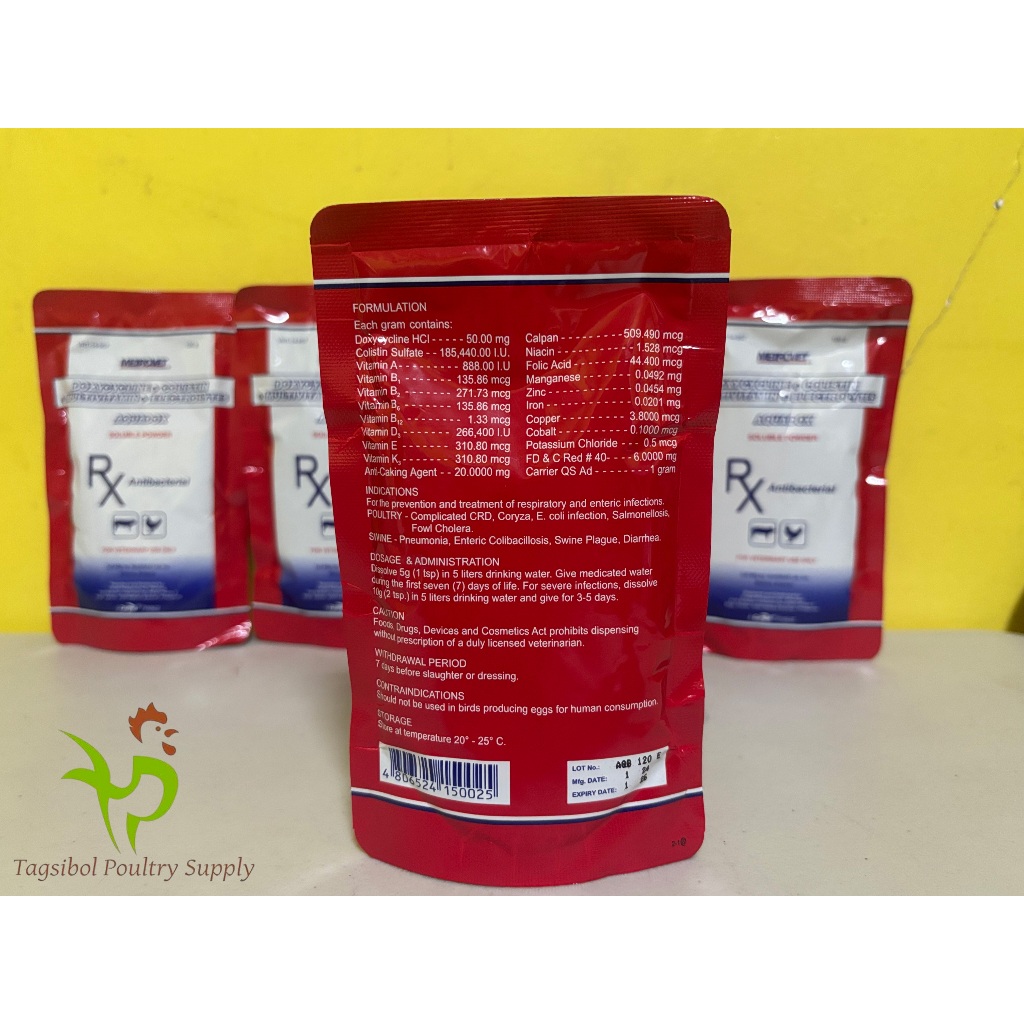 Aquadox -Rx Prevention and treatment of respiratory & digestive tract ...