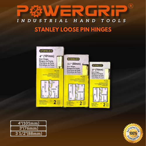(ONE BOX)STANLEY LOOSE PIN HINGES 3X3/3.5X3.5/4X4 SOLD PER PAIR ...