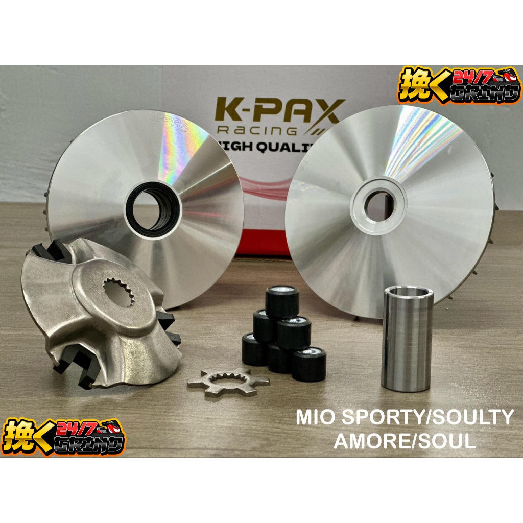 KPAX RACING PULLEY SET MIO SPORTY/SOULTY/AMORE/SOUL（PULLEY&DRIVE FACE ...