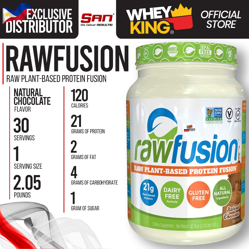 SAN RAWFUSION 2lbs l Raw plant-based protein fusion | Shopee Philippines