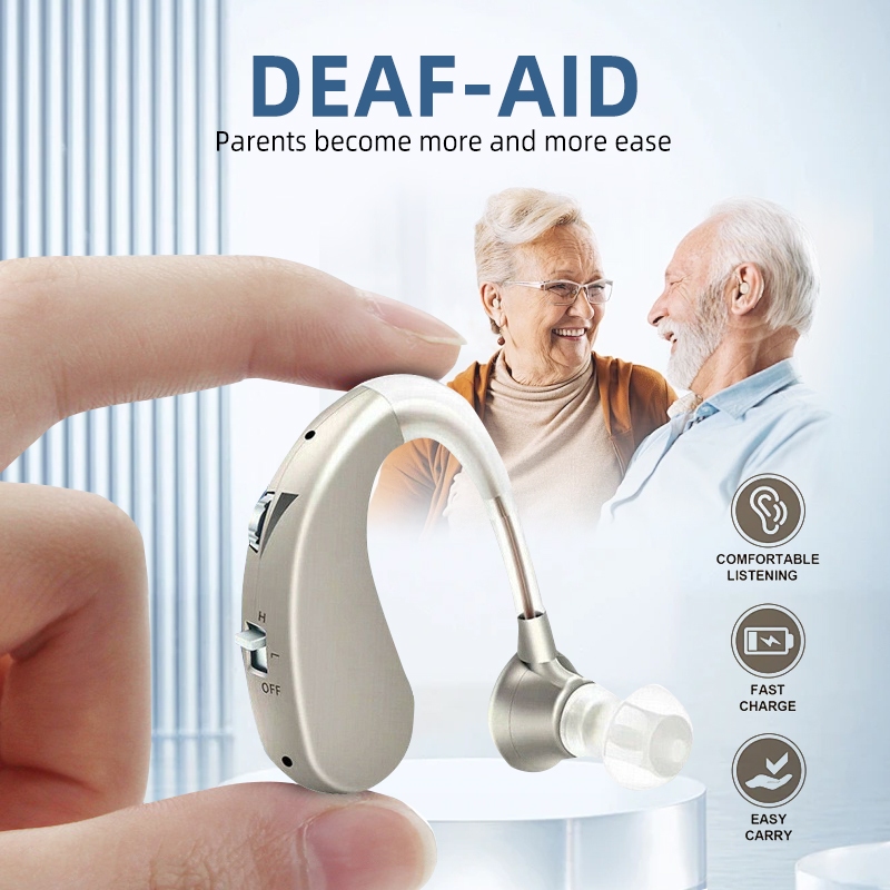 Hearing aid Rechargeable Amplifier Noise Reduction Adult hearing aid