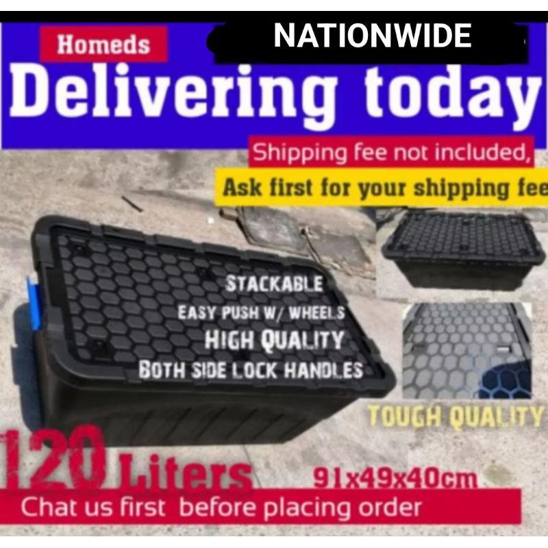 Black storage box big NATIONWIDE DELIVERY | Shopee Philippines