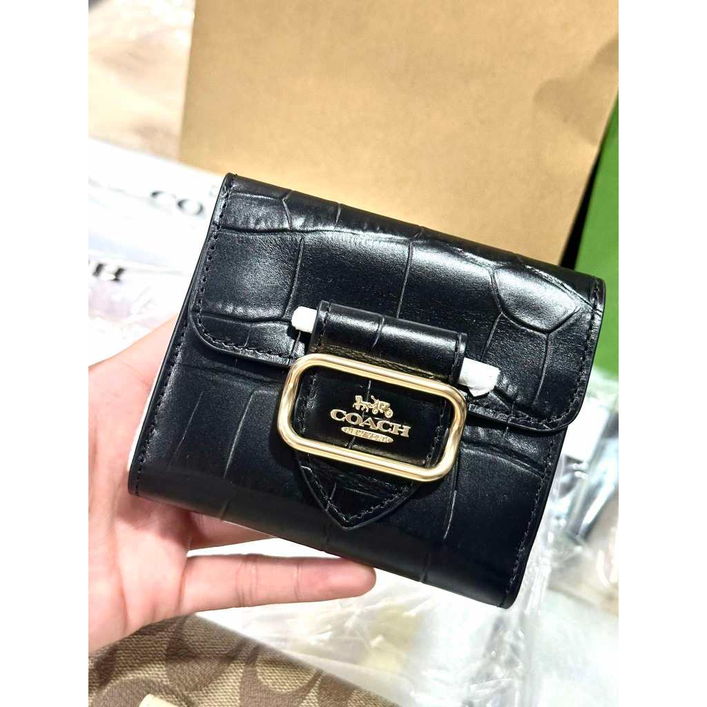 Original Coach Small Morgan Wallet In Colorblock Signature Canvas ...