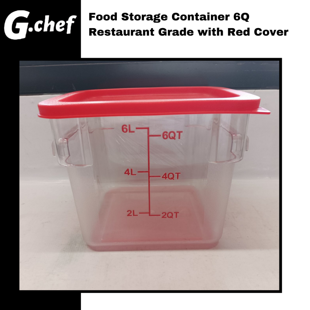 Food Storage with Cover and Handle 6Quartz/6L Container | Shopee ...