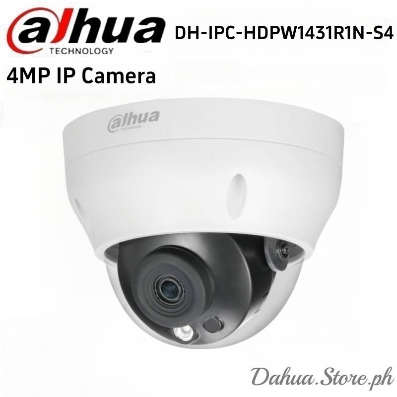 Dahua 4MP Entry IR Fixed-focal Dome Netwok Camera Outdoor Motion detection  IP camera CCTV POE camera