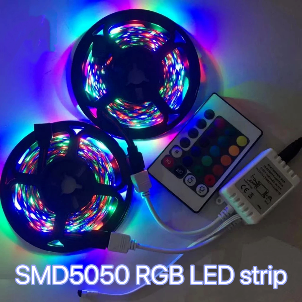 Bluetooth Strip Light 5050 RGB LED Light Flexible Ribbon Stripe Diode ...