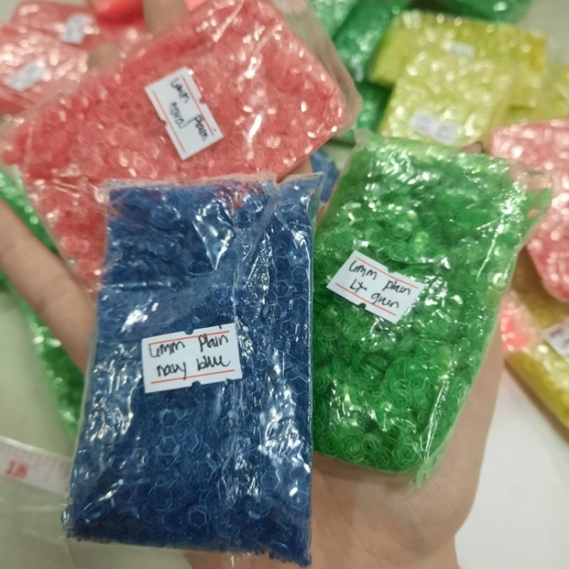 6mm Transparent Cup Sequins Plain (Per Pack) | Shopee Philippines