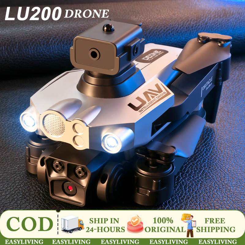 portable Lu200 mini drone with 4K HD 1080P dual camera remote control ...