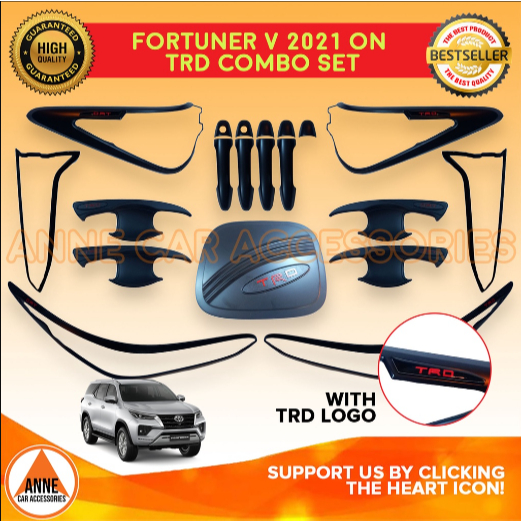 Toyota Fortuner V Variant 2021 2022 2023 Chrome and Black Accessories ...