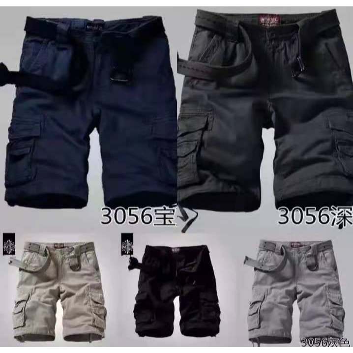 MEN'S CARGO SHORT 6 POCKET (NOT INCLUDED BELT) | Shopee Philippines