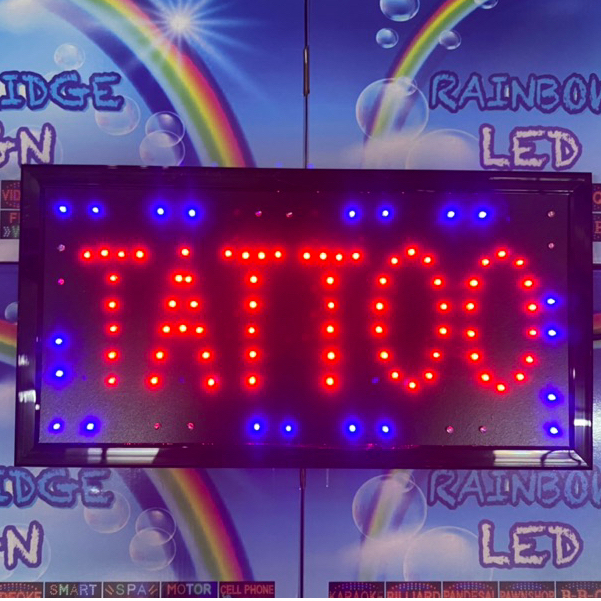 TATTOO - RAINBOW BRIDGE LED SIGNAGE (2244 Model New-Small-Large) #SIZE ...