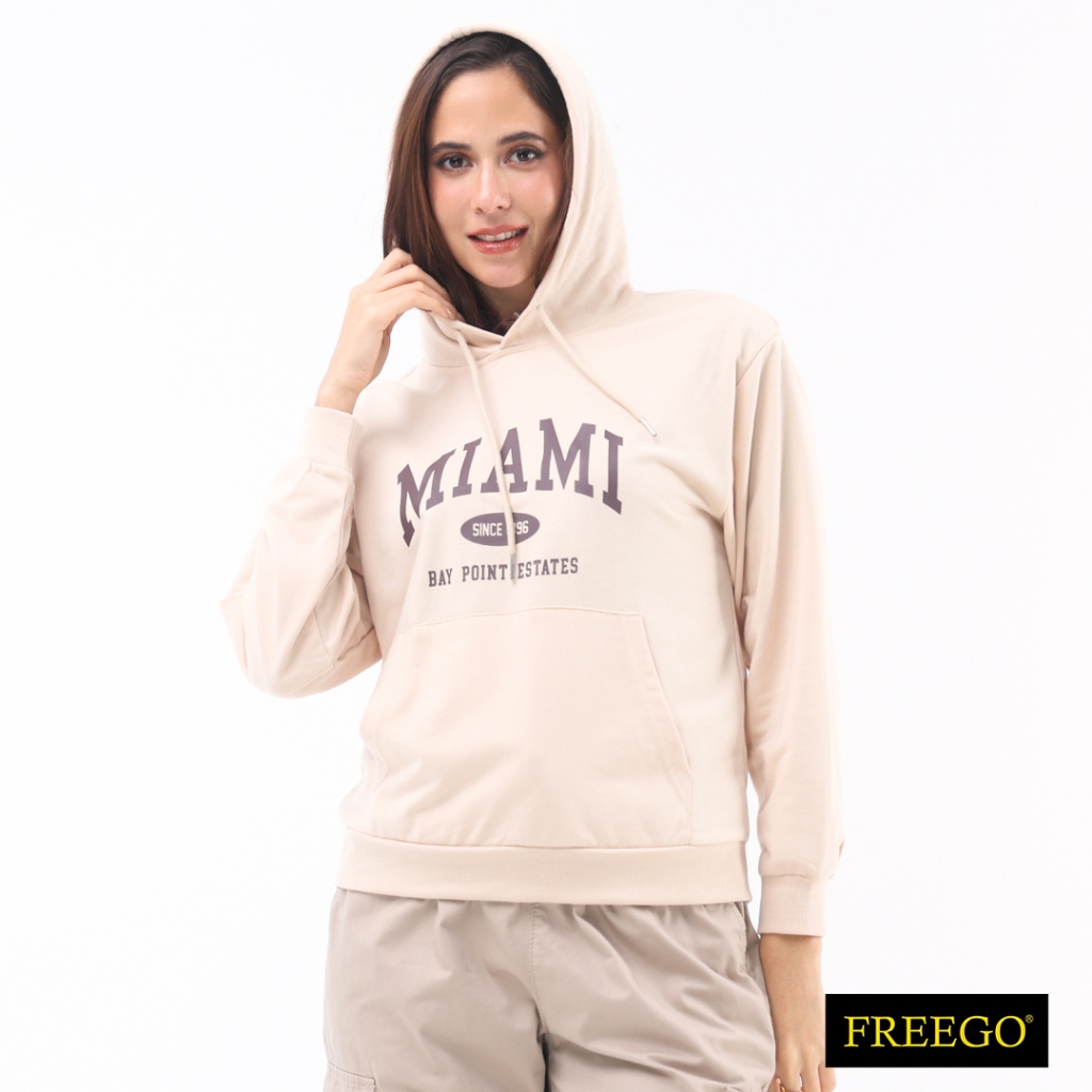 Freego Ladies Long Sleeve Jacket W/ Hood APT10-0049 | Shopee Philippines