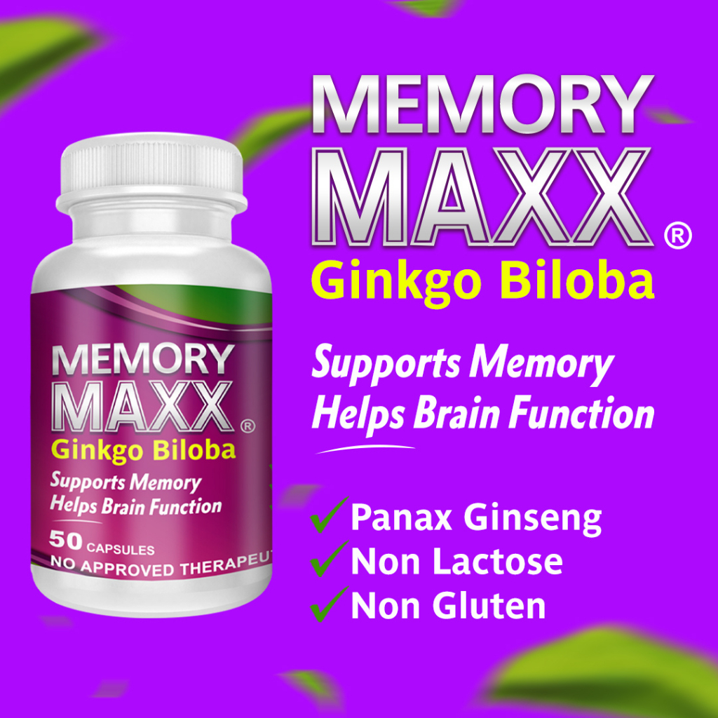 Memory Maxx Gingko Biloba Brain Booster 50 capsules | Shopee Philippines