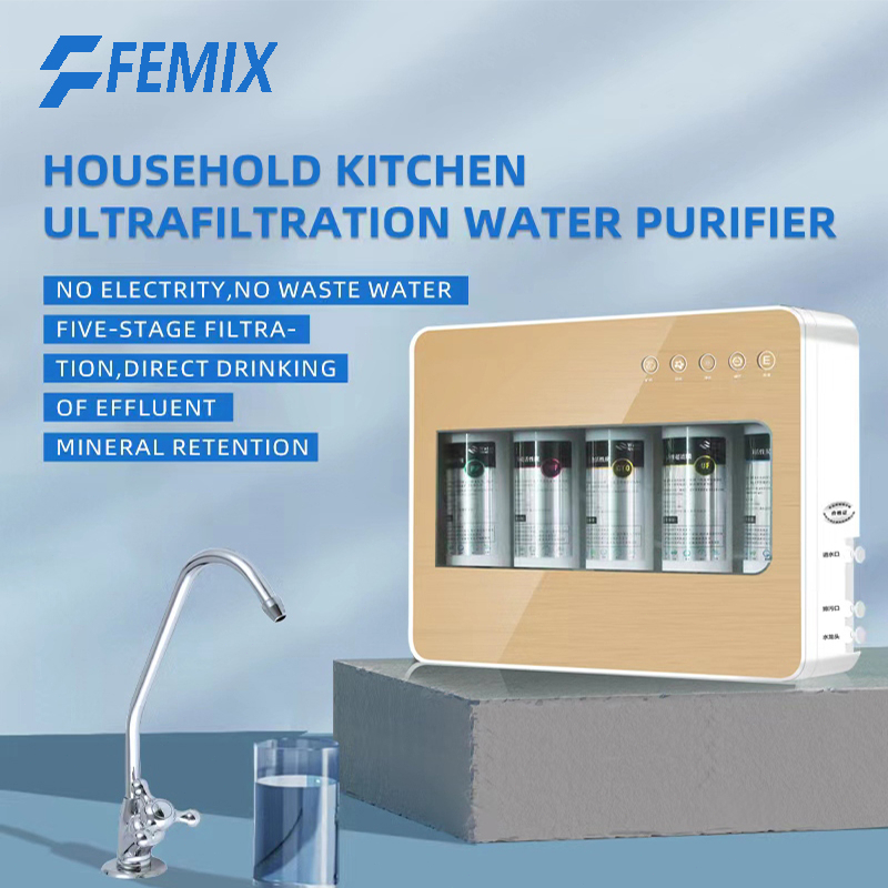 5 Stage Water Purifier Filter Drinking Water Filtration System Alkaline ...