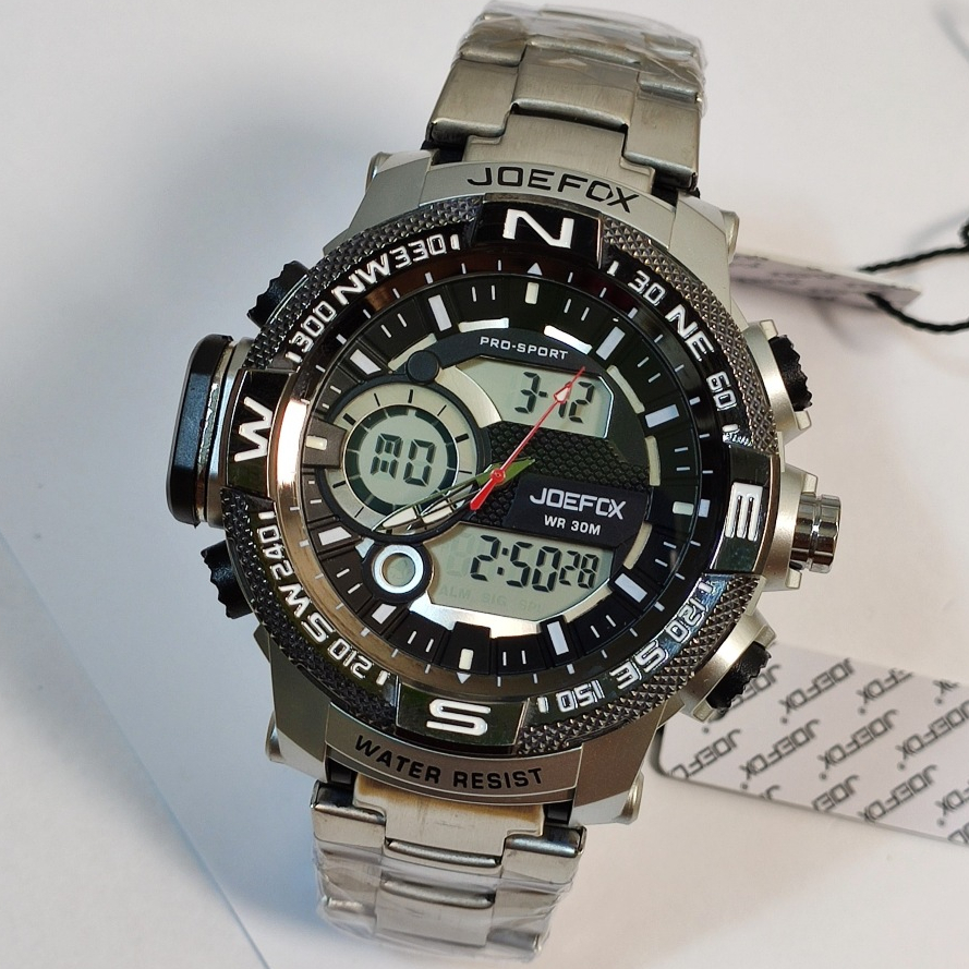 Original Dual-Time JOEFOX For Men Actual-Pic Shock Water Proof Non ...