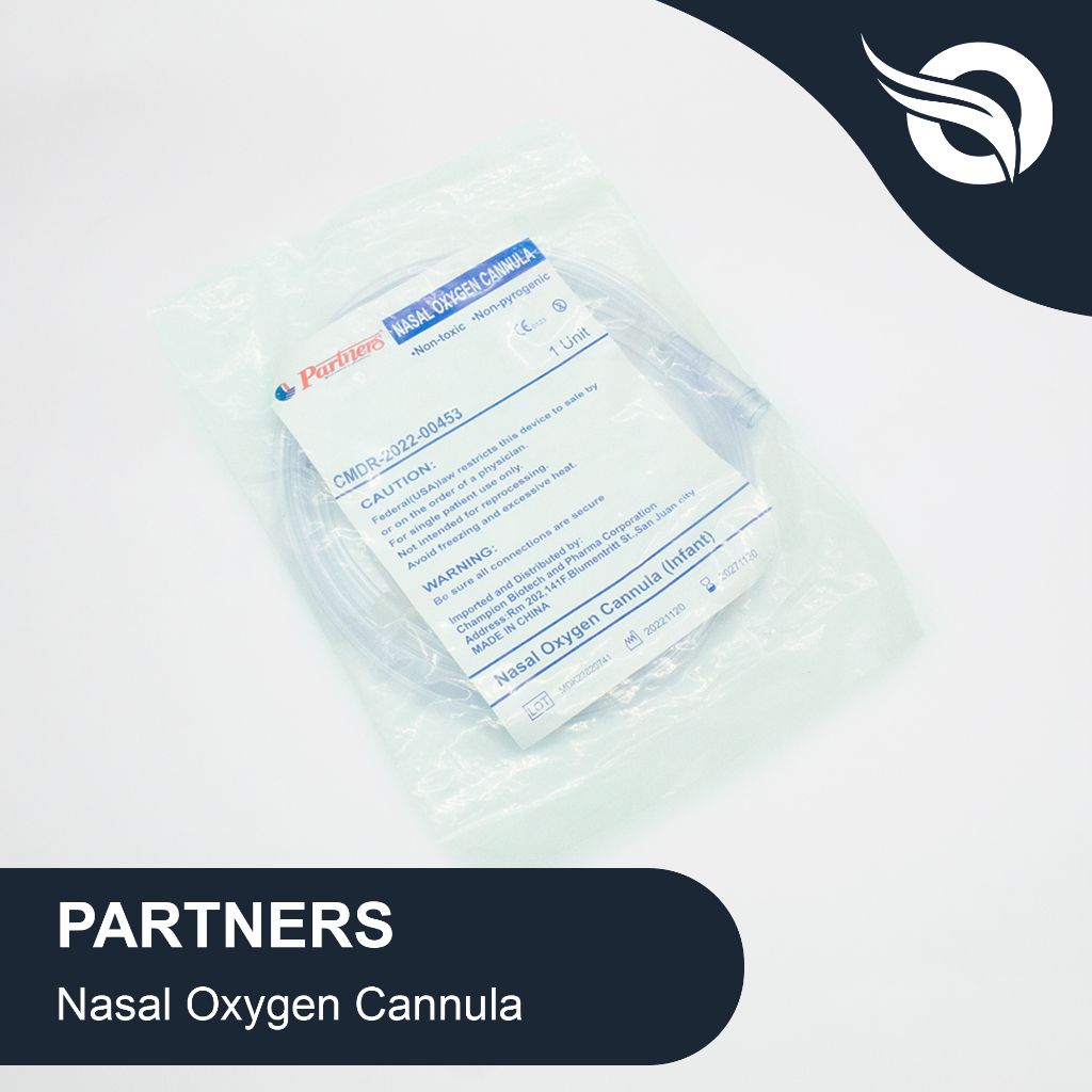 PARTNERS Nasal Oxygen Cannula for Infant | Shopee Philippines