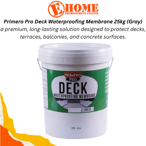 Primero Pro Deck Waterproofing Membrane 25kg (Gray) | Shopee Philippines