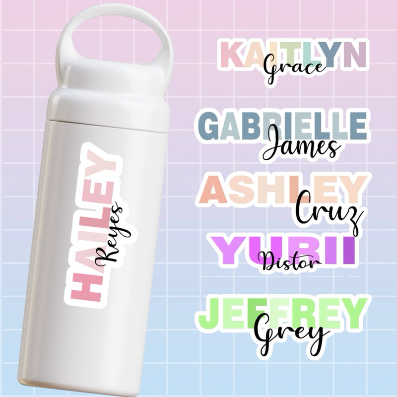 Customized Sticker Name Hailey Font | Shopee Philippines
