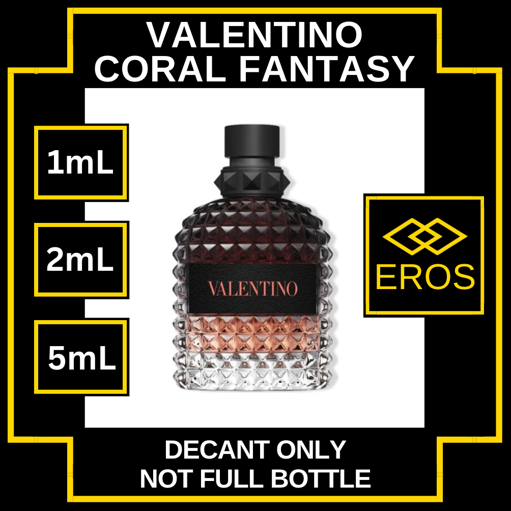 Valentino Uomo Coral Fantasy Born in Roma 1mL 2mL 5mL DECANT perfume