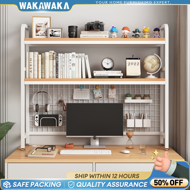 Spot/Book Rack Organizer Desk Organizer Rack Computer Desk 2 Layer ...