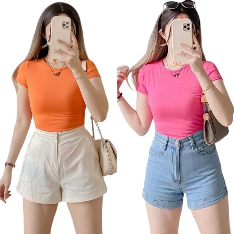 MUSHOP DOUBLE LINING BLOUSE | Shopee Philippines