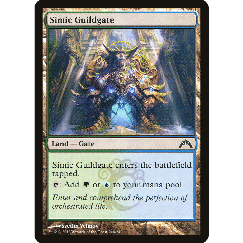 Simic Guildgate | [SET OF 4] - Magic: the Gathering | Shopee Philippines
