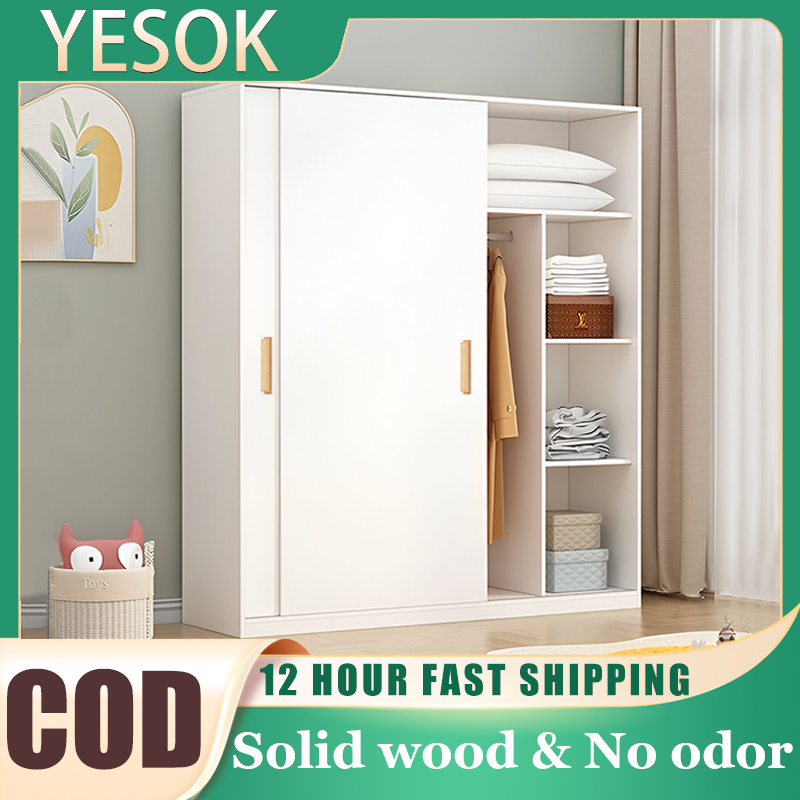 Wardrobe multifunctional closet Sliding Nordic Luxury Sliding Door ...