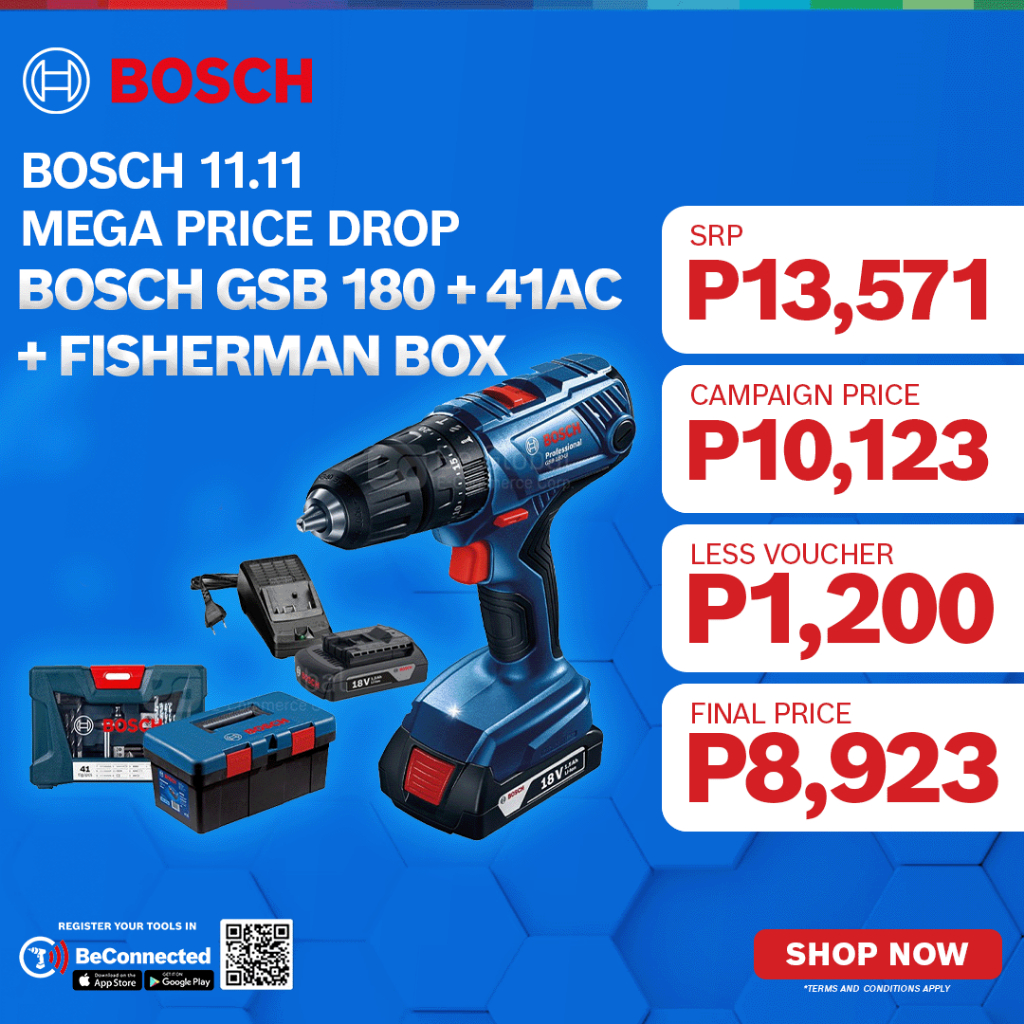 Bosch drill shopee sale