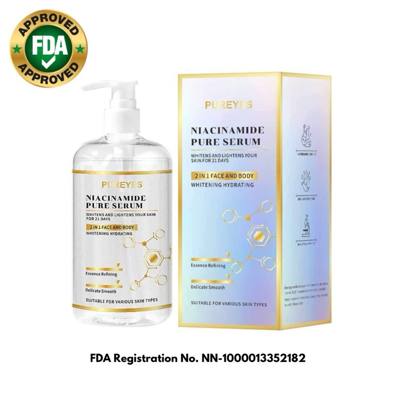 PUREYES Niacinamide Pure Serum Whitening Hydrating For Face & Body ...
