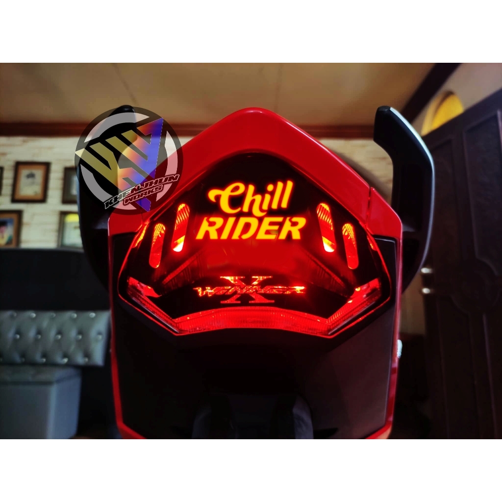 Tail Light Decal Sticker For Honda Winner X 150 Chill Rider Design ...