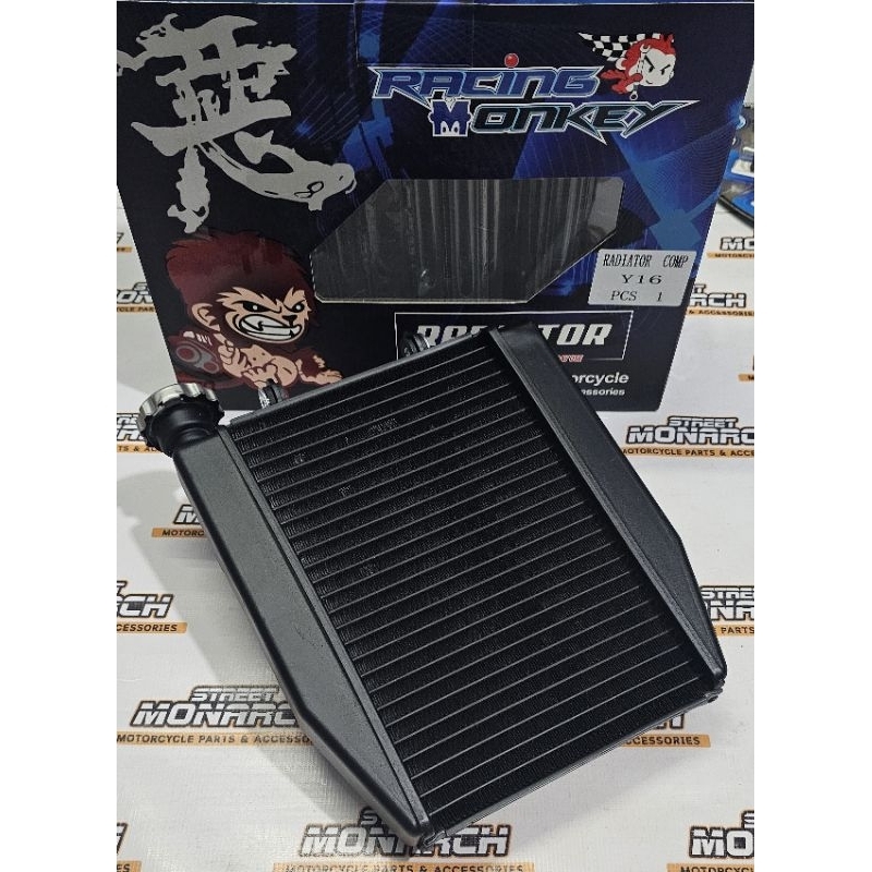 YAMAHA SNIPER 155 VVA RACING MONKEY BIG RADIATOR ASSY 2 ROW WITH SINGLE ...
