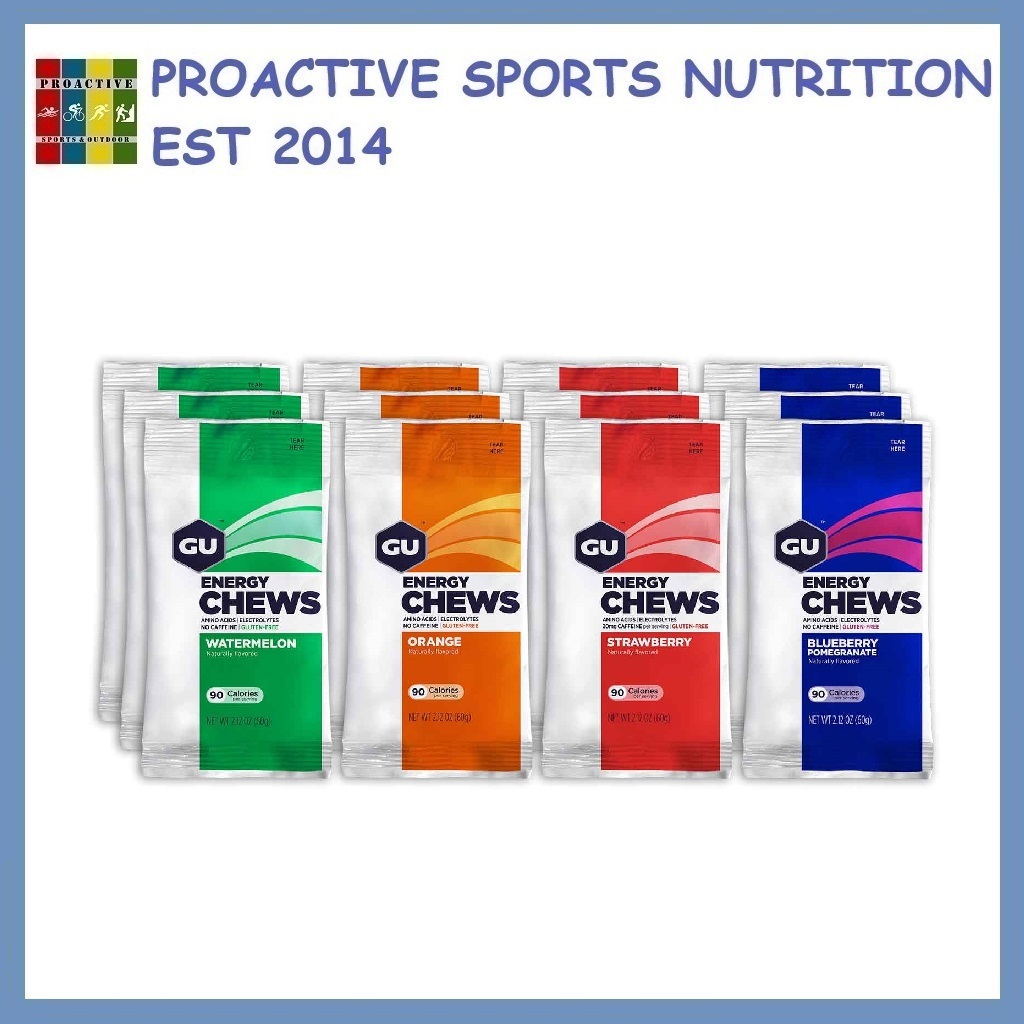 GU Energy Chews, new packaging, 1 box (12-Pack) | Shopee Philippines