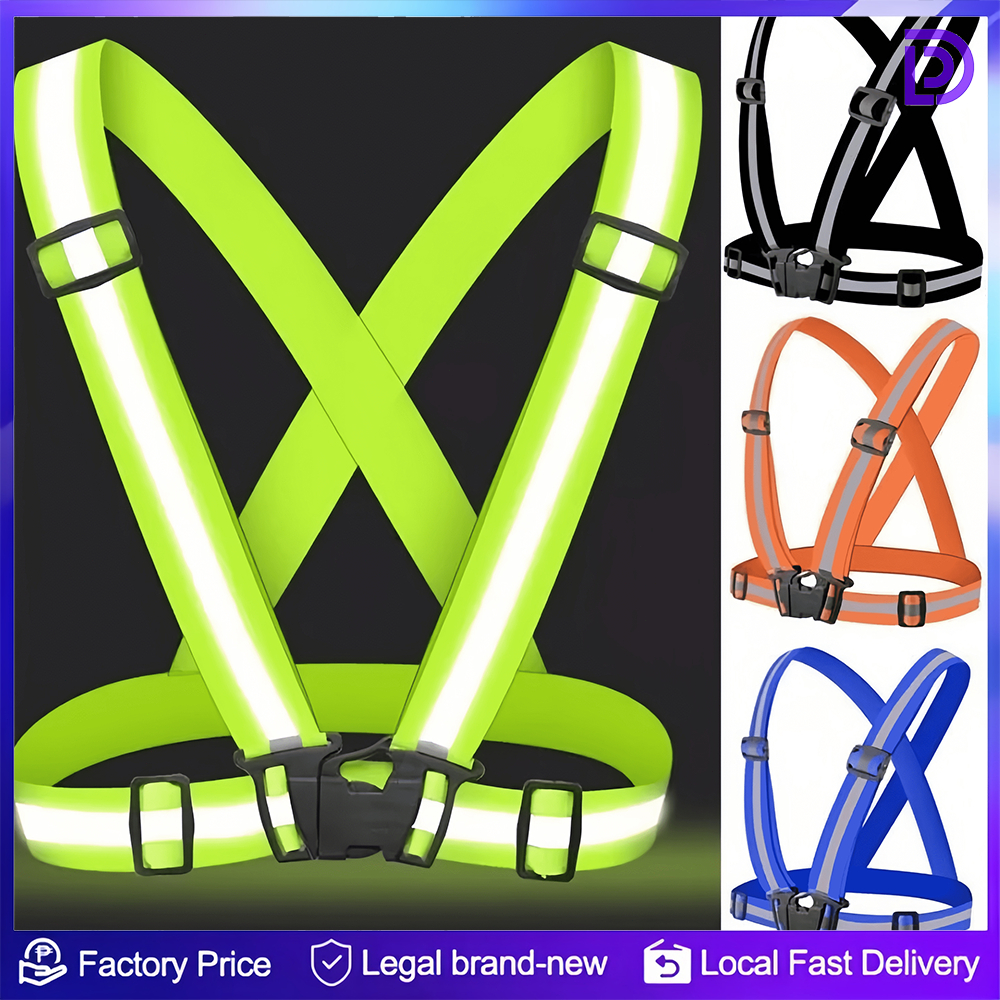 Reflectorized vest Adjustable Reflective Vest security vest safety vest ...