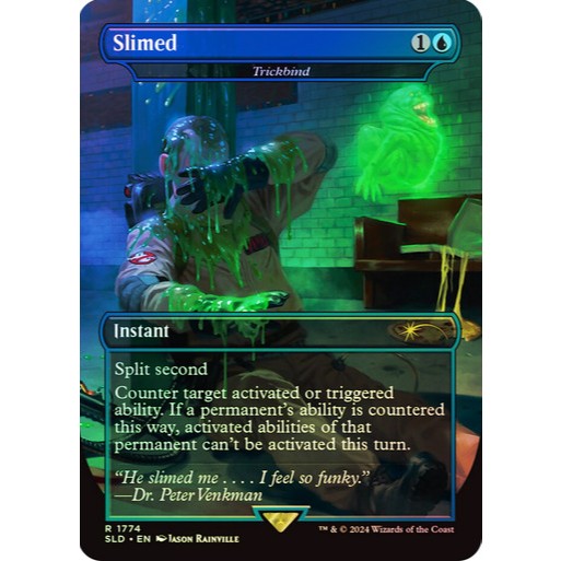 Magic the Gathering | Trickbind // Slimed (Secret Lair: Ghostbusters ...