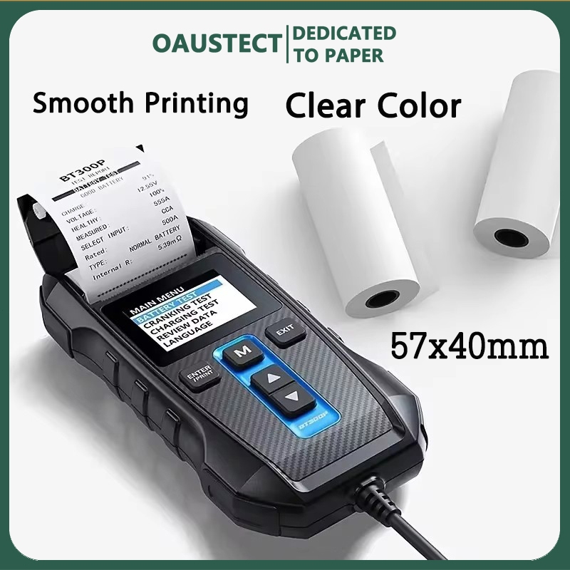 OAUSTECT 57X40MM thermal cash register paper with clear printing ...