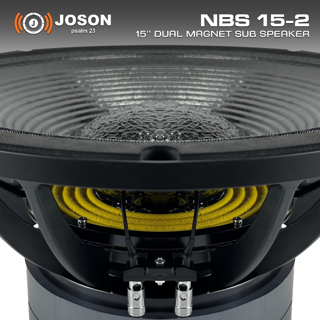 Joson NBS 15-2 Dual Magnet Sub Speaker (1 Pc) | Shopee Philippines