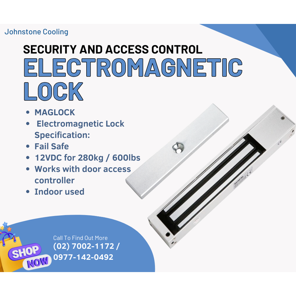 600LBS 280kg Heavy Duty Door Access Magnetic Lock, magnetic lock door ...