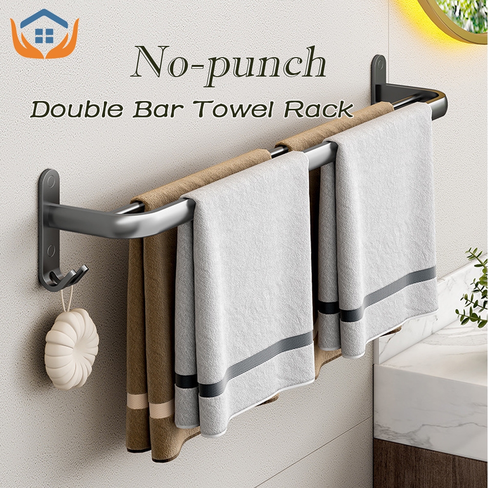 Bathroom Towel Rack SUS304 Stainless Steel Kitchen Accessories Bathroom ...