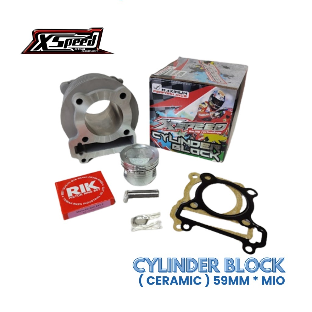 XSPEED CYLINDER BLOCK CERAMIC MIO / NMAX | Shopee Philippines
