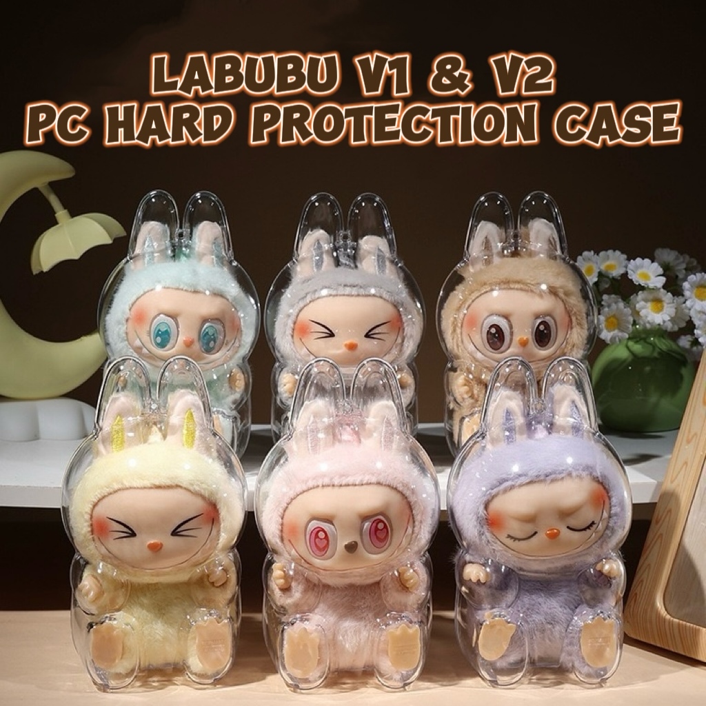 Labubu Protection Hard Acrylic Toy Case Compatible For Labubu The ...