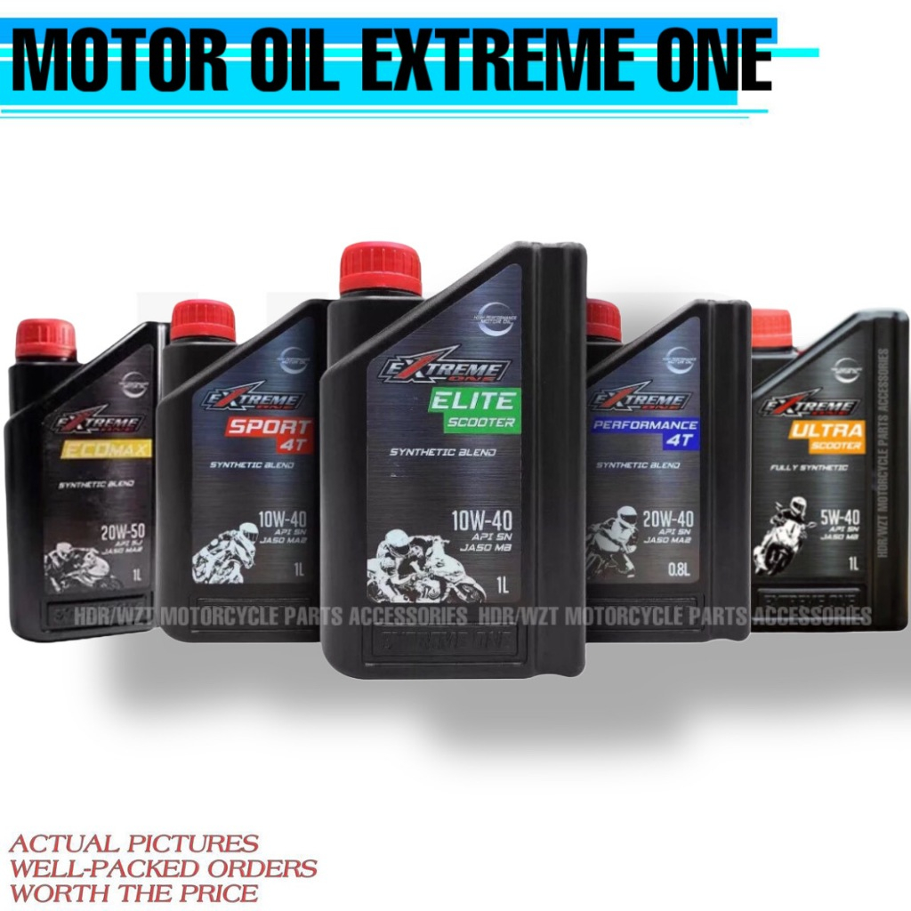 EXTREME ONE FULLY SYNTHETIC MOTOR OIL 0.8L / 1L FOR MOTOR VEHICLE ...
