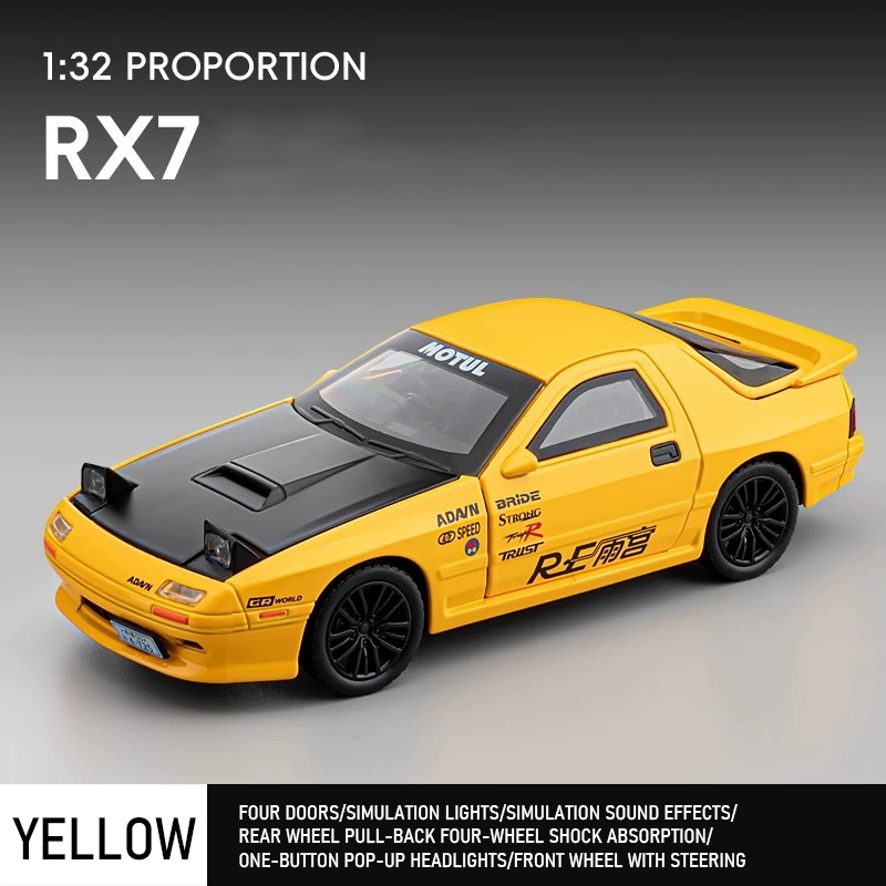 *ALloy toy store* MAZDA RX7 1:32 ALLOY DIE CAST CAR MODEL 32913 ...