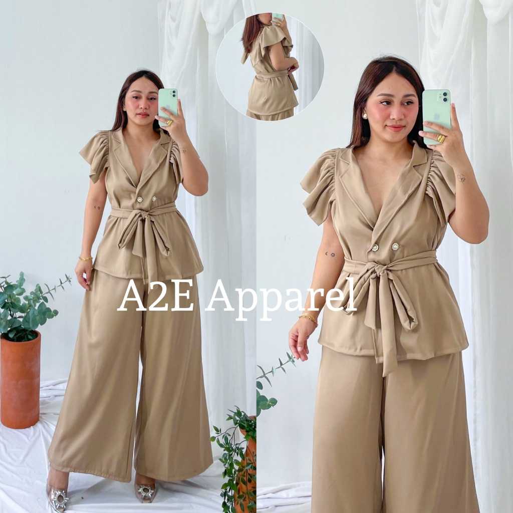 A2E | Claire Coordinates | Blazer with Pants Coords Formal Office ...