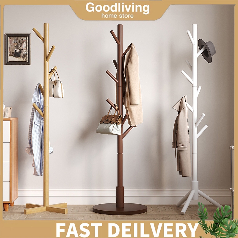 COD 9 Hooks Bag Rack Stand Multi-Hook Metal Coat Hat Rack Tree Stand ...