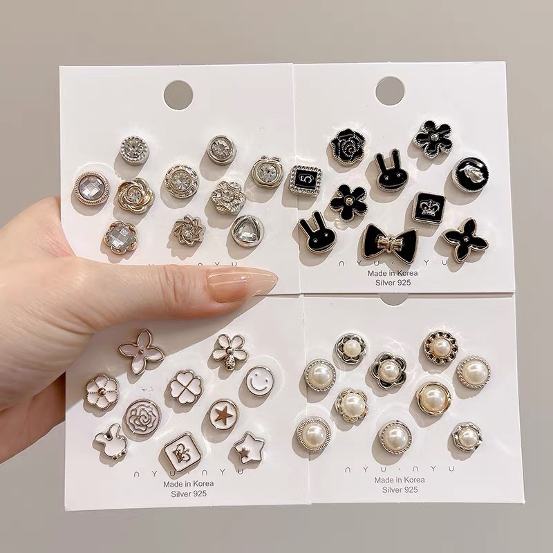 10/20PC/Pack Fashion Brooch Collar Pin Cute Closing Neckline Decorative ...